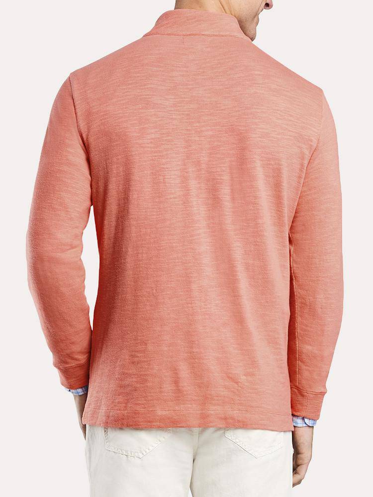  Peter Millar Men's Seaside Cotton Slub Quarter-Zip