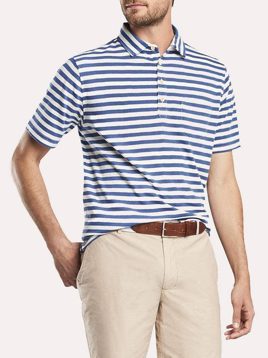  Peter Millar Men's Seaside Boucle Polo