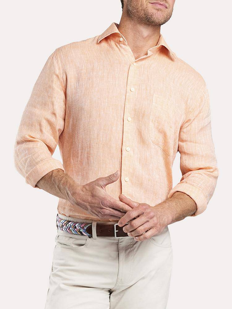 Peter Millar Crown Cool Linen Shirt