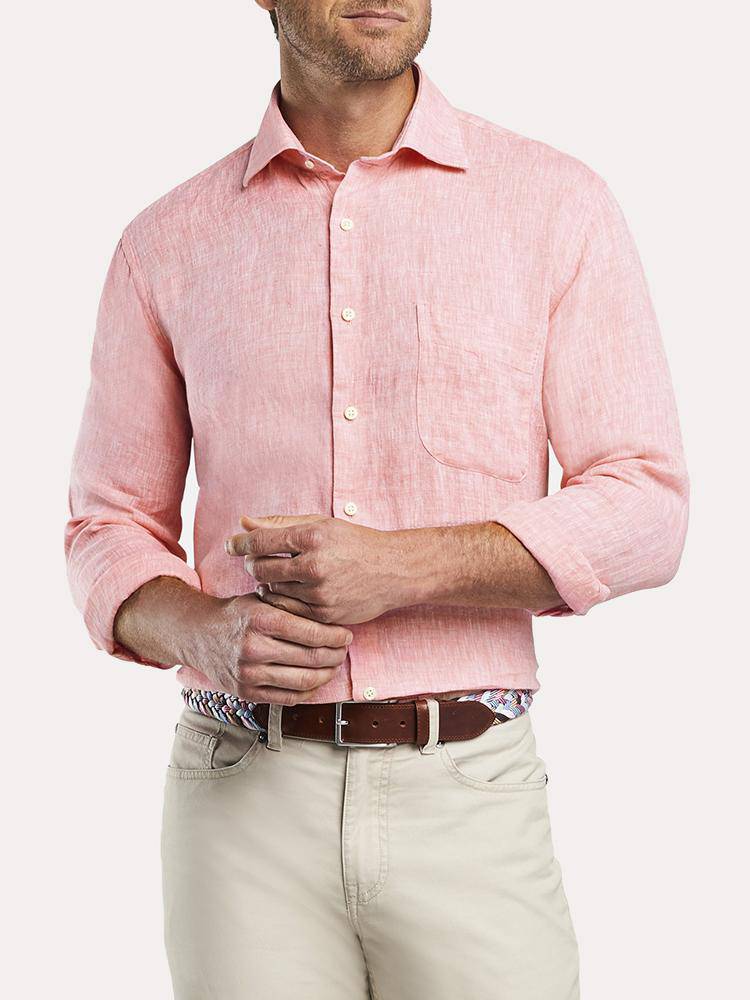  Peter Millar Crown Cool Linen Shirt