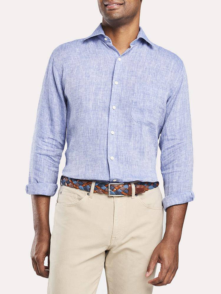  Peter Millar Crown Cool Linen Shirt