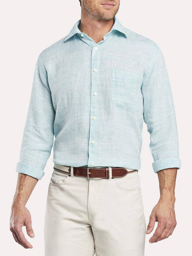  Peter Millar Crown Cool Linen Shirt