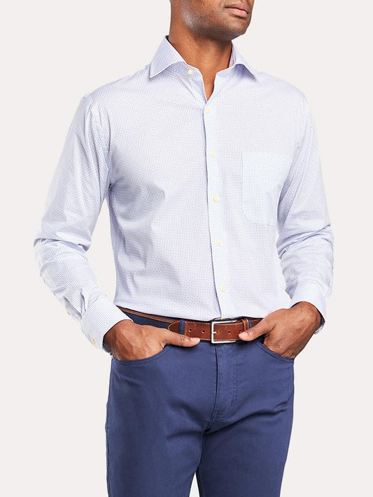 Peter Millar Dots And Bobbers Sport Shirt