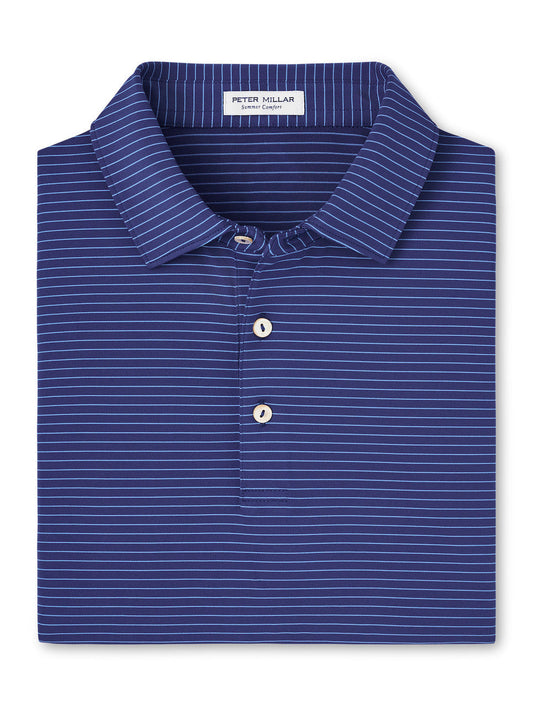  Peter Millar Hemlock Performance Jersey Polo: Sport Navy