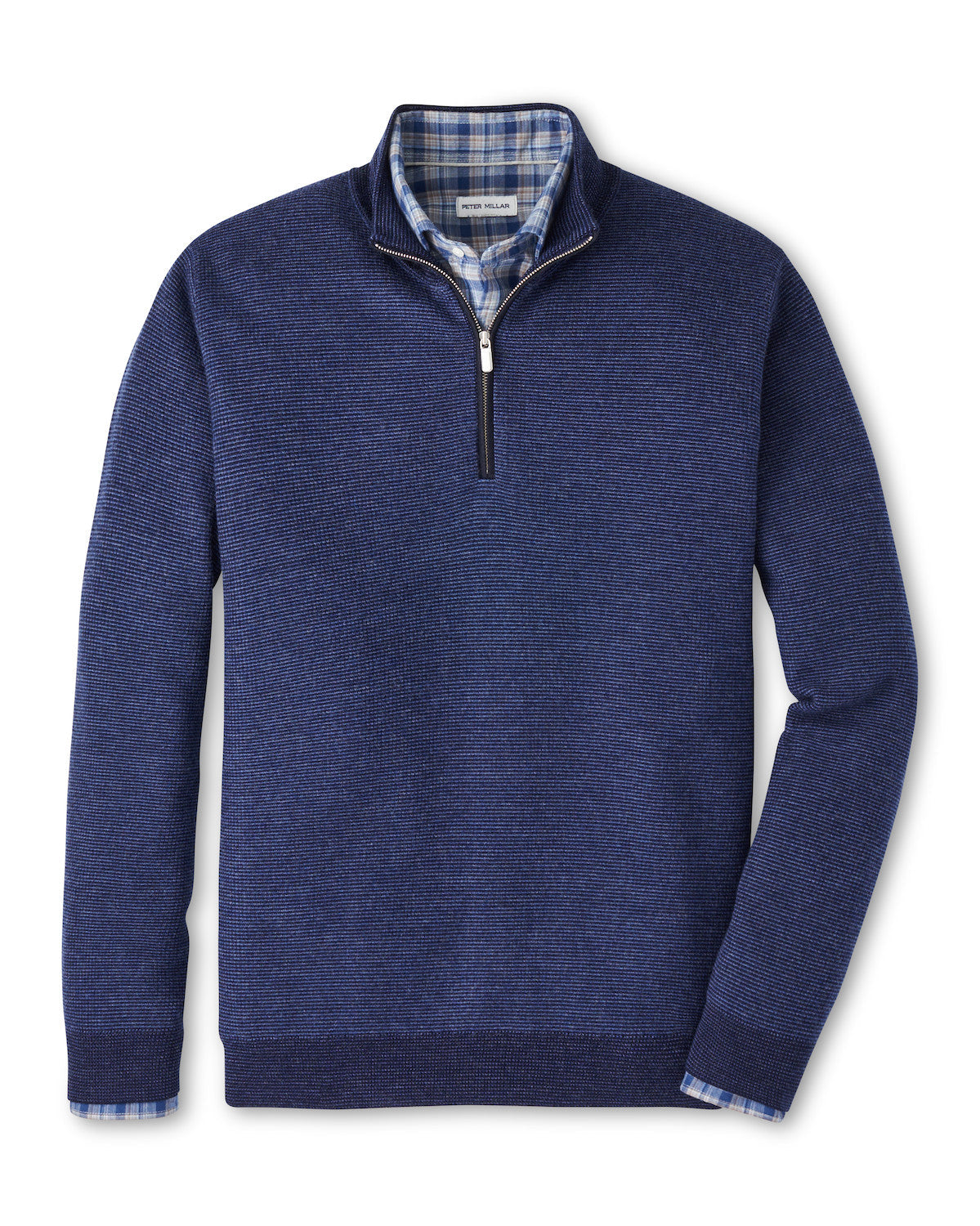  Peter Millar West Quarter-Zip Sweater: Blue Abyss