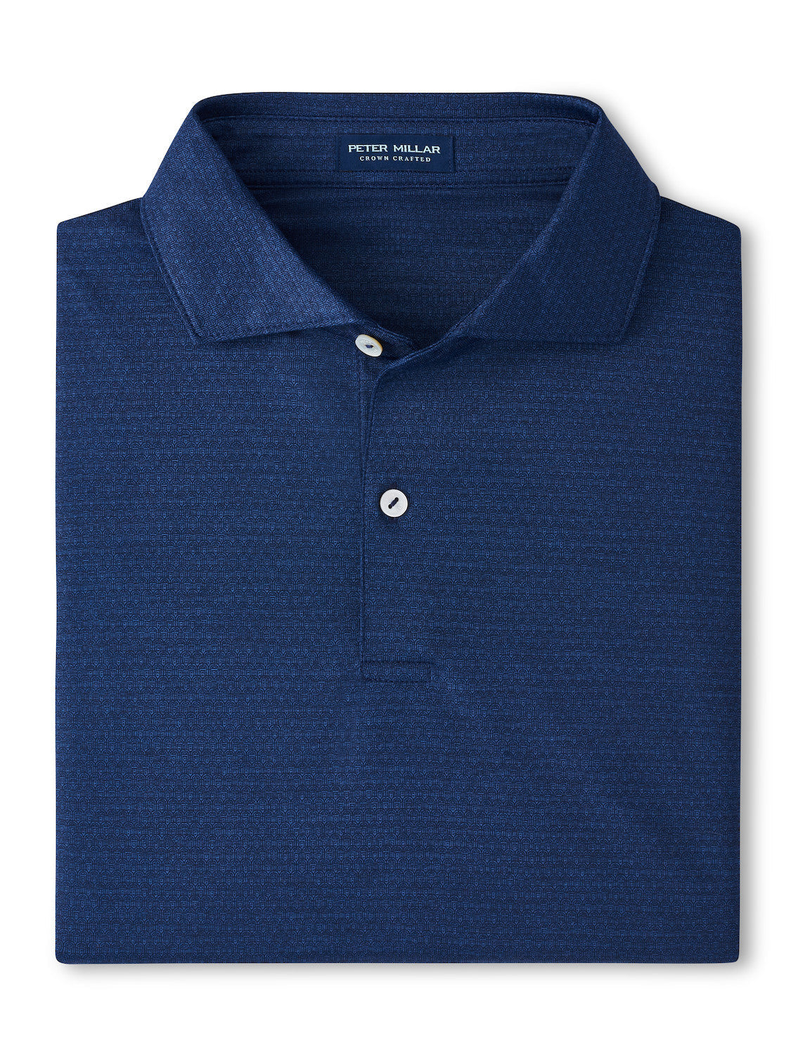  Peter Millar Crown Crafted Jukebox Performance Jersey Polo: Navy