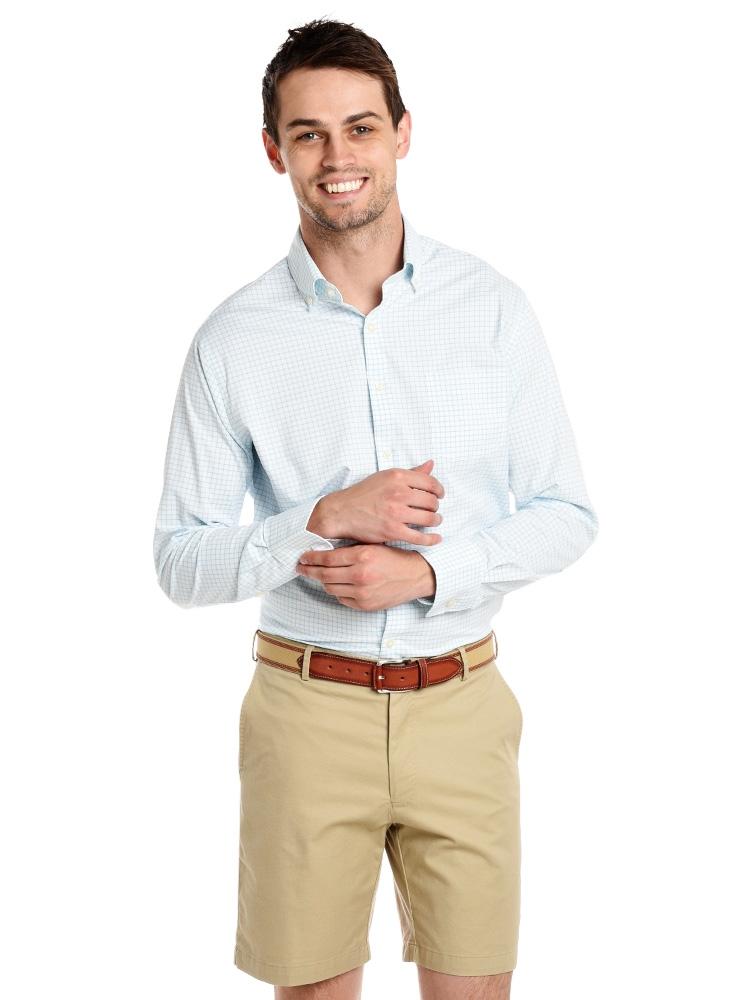  Peter Millar Captain Performance Tattersall Woven