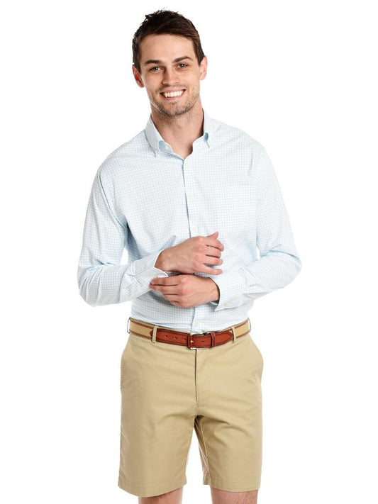 Peter Millar Captain Performance Tattersall Woven