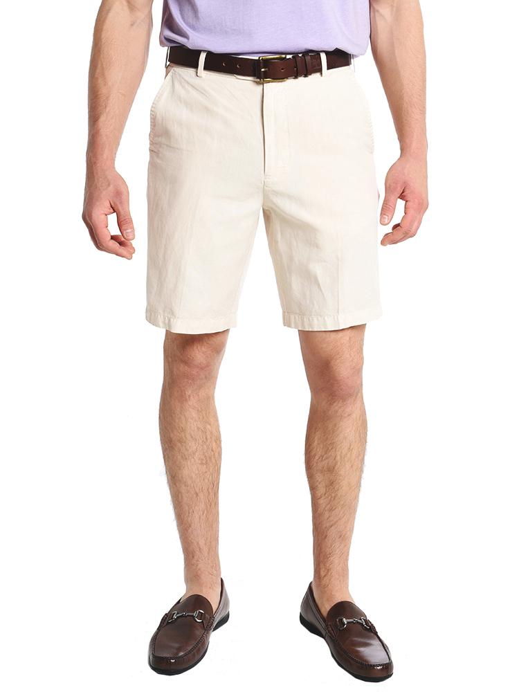  Peter Millar Men's Seaside Silk-Blend Short