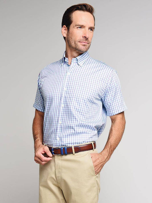  Peter Millar Crown Soft Carlsplaid Sport Shirt