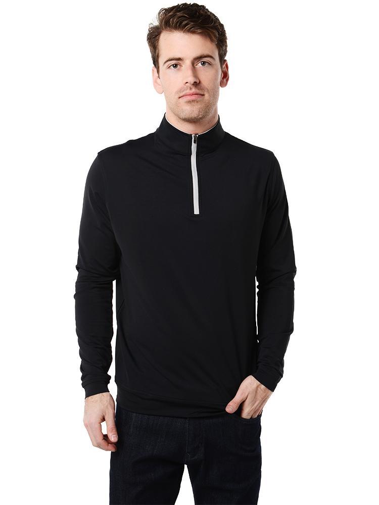  Peter Millar Men's Perth Stretch Loop Terry Quarter Zip