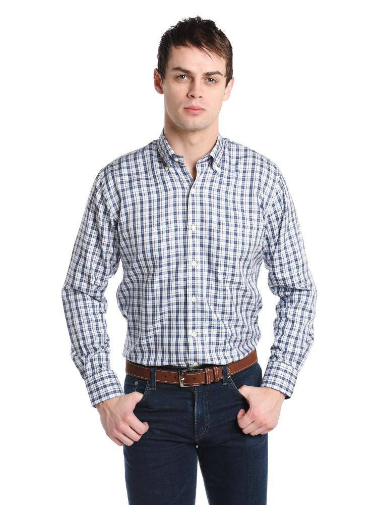  Peter Millar Men's Crown Soft Port Of Venice Plaid Sport Shirt