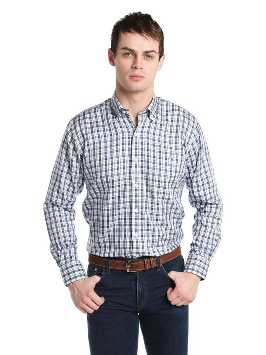  Peter Millar Men's Crown Soft Port Of Venice Plaid Sport Shirt
